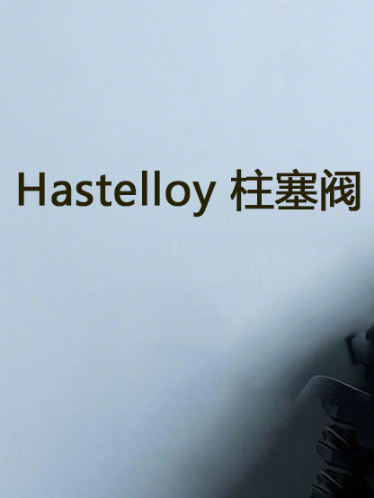Hastelloy 柱塞閥 Hastelloy Plunger Valve